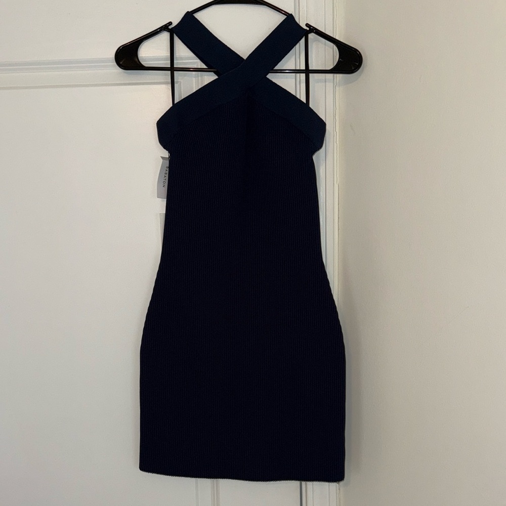 Babaton Sculpt Knit Total Eclipse Dress